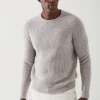 PATRICK ASSARAF Ribbed Cashmere Crewneck | Men Knitwear