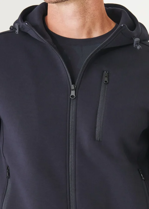 PATRICK ASSARAF Scuba Full-Zip Hoodie | Men Outerwear