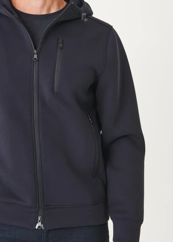 PATRICK ASSARAF Scuba Full-Zip Hoodie | Men Outerwear