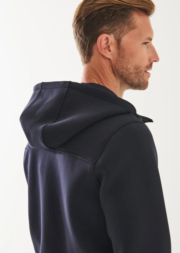 PATRICK ASSARAF Scuba Full-Zip Hoodie | Men Outerwear