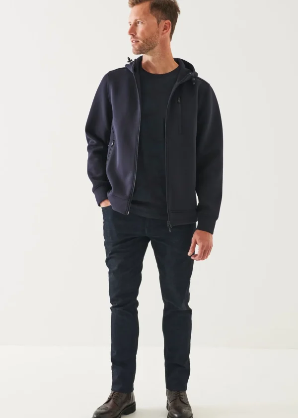 PATRICK ASSARAF Scuba Full-Zip Hoodie | Men Outerwear