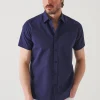 PATRICK ASSARAF Seersucker Cotton Shirt | Men Shirts