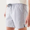 PATRICK ASSARAF Seersucker Swim Short | Men Bottoms