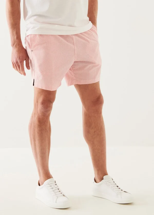 PATRICK ASSARAF Seersucker Swim Short | Men Bottoms