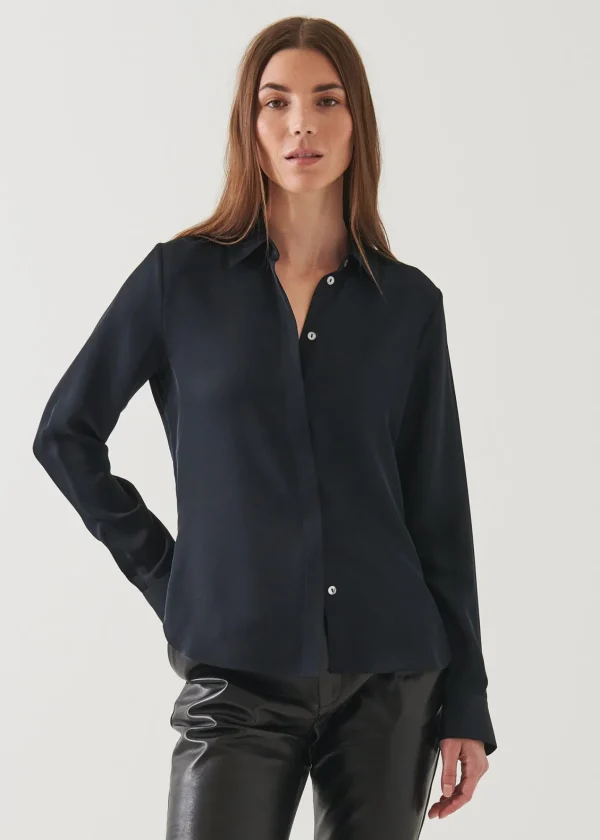 PATRICK ASSARAF Slim Silk Shirt | Women Shirts