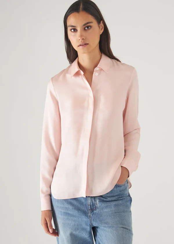 PATRICK ASSARAF Slim Silk Shirt | Women Shirts
