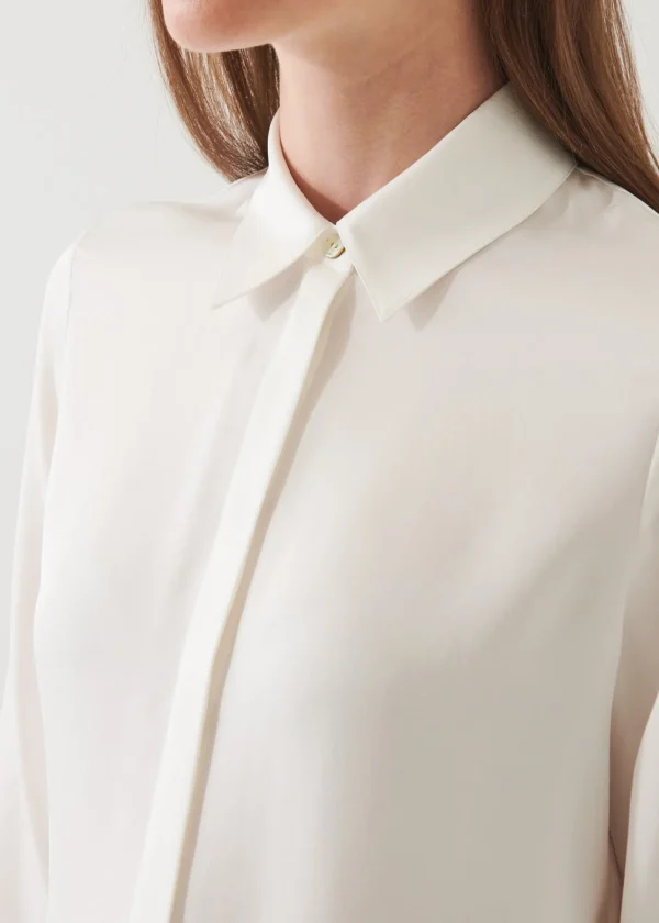 PATRICK ASSARAF Slim Silk Shirt | Women Shirts