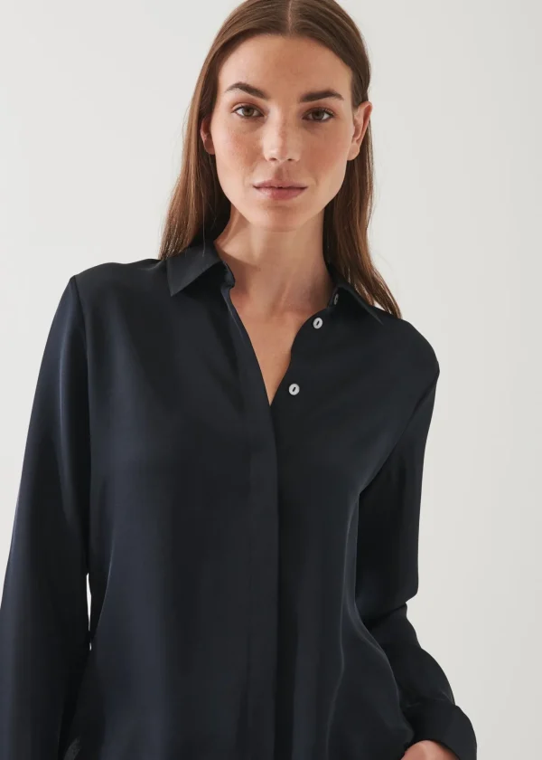 PATRICK ASSARAF Slim Silk Shirt | Women Shirts