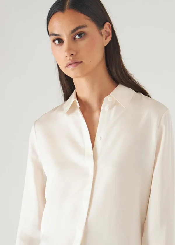PATRICK ASSARAF Slim Silk Shirt | Women Shirts