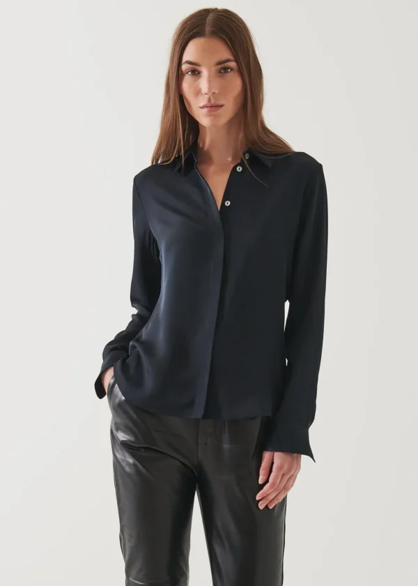 PATRICK ASSARAF Slim Silk Shirt | Women Shirts