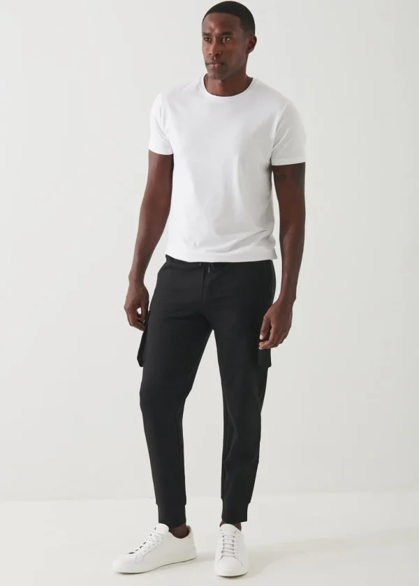 PATRICK ASSARAF Stretch Cargo Jogger | Men Bottoms