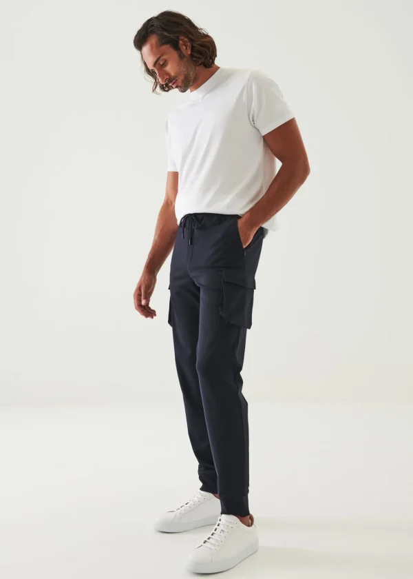 PATRICK ASSARAF Stretch Cargo Jogger | Men Bottoms