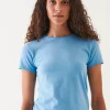 PATRICK ASSARAF Sublime Reactive Pima Cotton Stretch Slim T-Shirt | Women T-Shirts