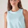 PATRICK ASSARAF Sublime Reactive Pima Cotton Stretch Boyfriend Tank | Women T-Shirts