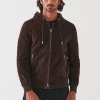 PATRICK ASSARAF Suede Full Zip Jacket | Men Outerwear