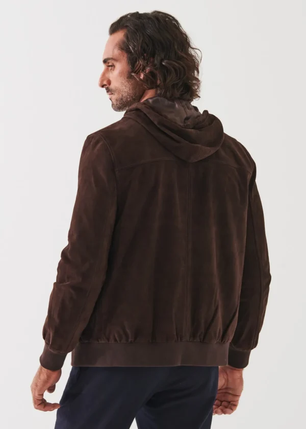 PATRICK ASSARAF Suede Full Zip Jacket | Men Outerwear