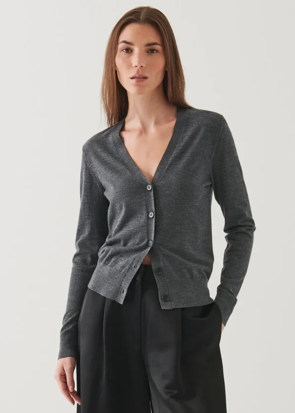 PATRICK ASSARAF Superfine Merino Cardigan | Women Knitwear