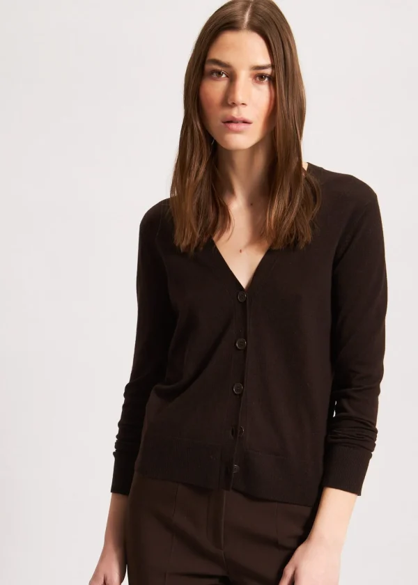 PATRICK ASSARAF Superfine Merino Cardigan | Women Knitwear