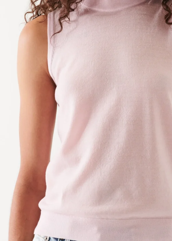 PATRICK ASSARAF Superfine Merino Crew Tank | Women Knitwear