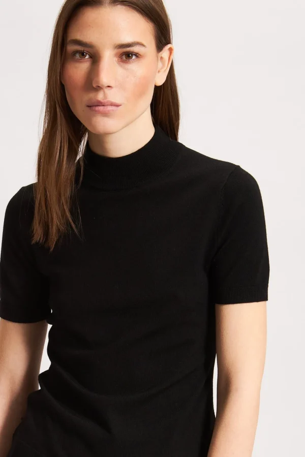 PATRICK ASSARAF Superfine Merino Mock Neck | Women Knitwear