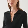 PATRICK ASSARAF Superfine Merino Polo | Women Knitwear