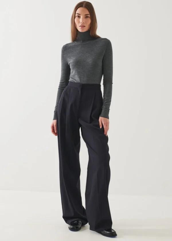 PATRICK ASSARAF Superfine Merino Turtleneck | Women Knitwear