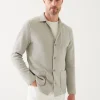 PATRICK ASSARAF Textured Knit Blazer | Men Blazers