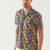 PATRICK ASSARAF Tropical Camp Collar Shirt | Men Shirts