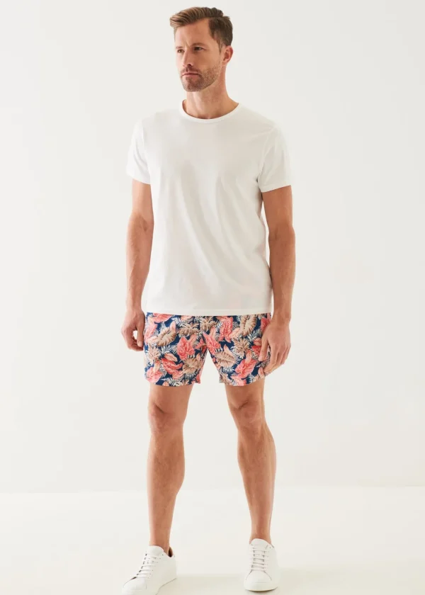 PATRICK ASSARAF Tropical Print Swim Short | Men Bottoms