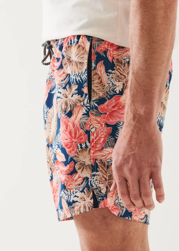 PATRICK ASSARAF Tropical Print Swim Short | Men Bottoms