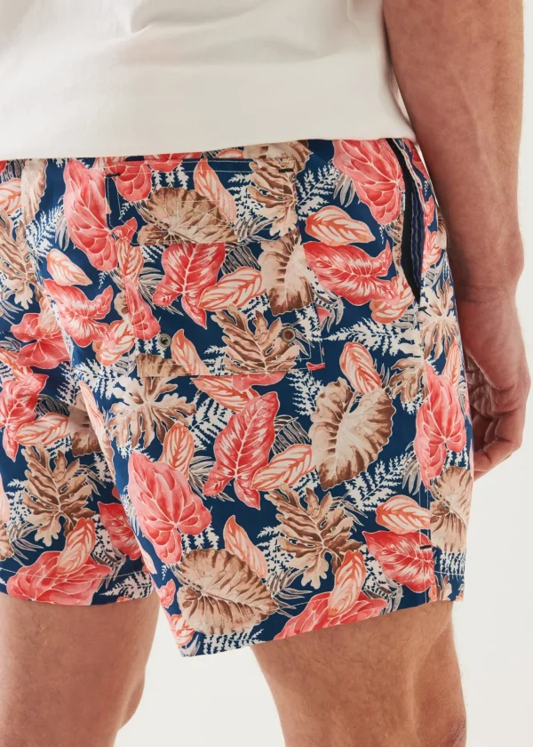 PATRICK ASSARAF Tropical Print Swim Short | Men Bottoms