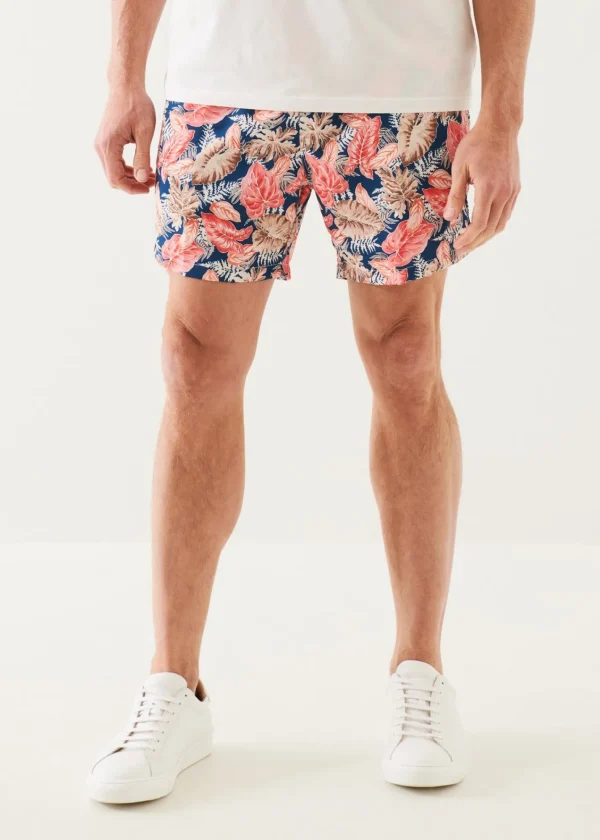 PATRICK ASSARAF Tropical Print Swim Short | Men Bottoms