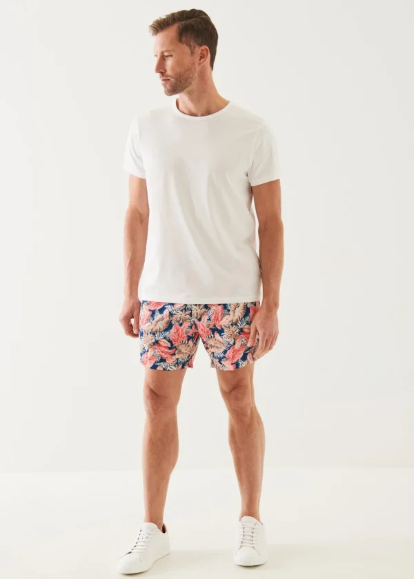 PATRICK ASSARAF Tropical Print Swim Short | Men Bottoms