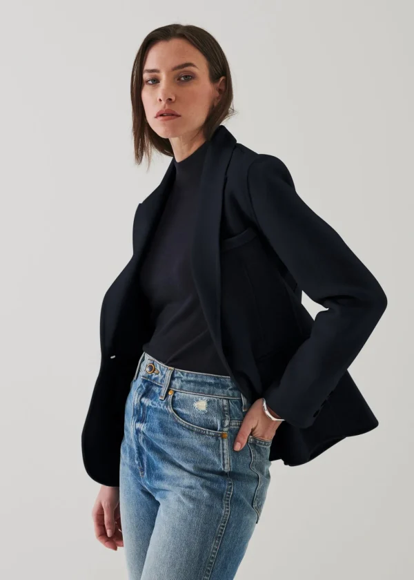 PATRICK ASSARAF Wool Cashmere Blazer | Women Blazers