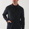 PATRICK ASSARAF Wool Cashmere Chore Jacket | Men Outerwear