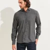 PATRICK ASSARAF Wool Houndstooth Shirt | Men Shirts