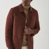 PATRICK ASSARAF Wool Patch Pocket Shirt Jacket | Men Shirt Jackets