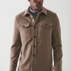 PATRICK ASSARAF Wool Shirt Jacket | Men Shirt Jackets