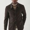 PATRICK ASSARAF Wool-Silk Blend Shirt Jacket | Men Shirt Jackets