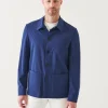 PATRICK ASSARAF Wool-Stretch Shirt Jacket | Men Shirt Jackets